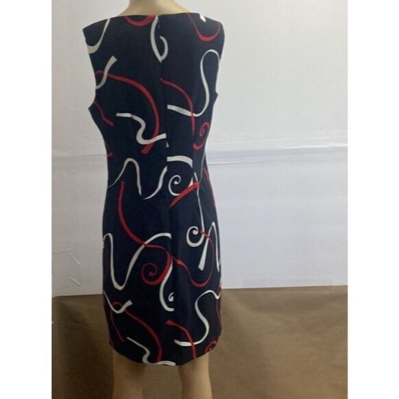 AGB Women’s Mini Dress Size 4 Black/red Sleeveless Casual Zip Pre Owned - Picture 3 of 15